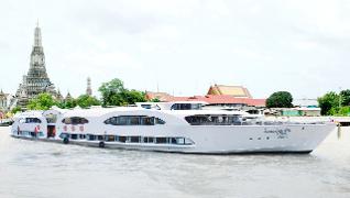 ล่องเรือ<ท่าเรือริเวอร์ซิตี้-วัดช่องลม> (one way) 08.30-12.00 น.